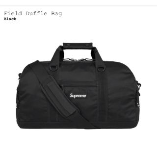 シュプリーム(Supreme)のSupreme Field Duffle Bag black シュプリーム(ボストンバッグ)