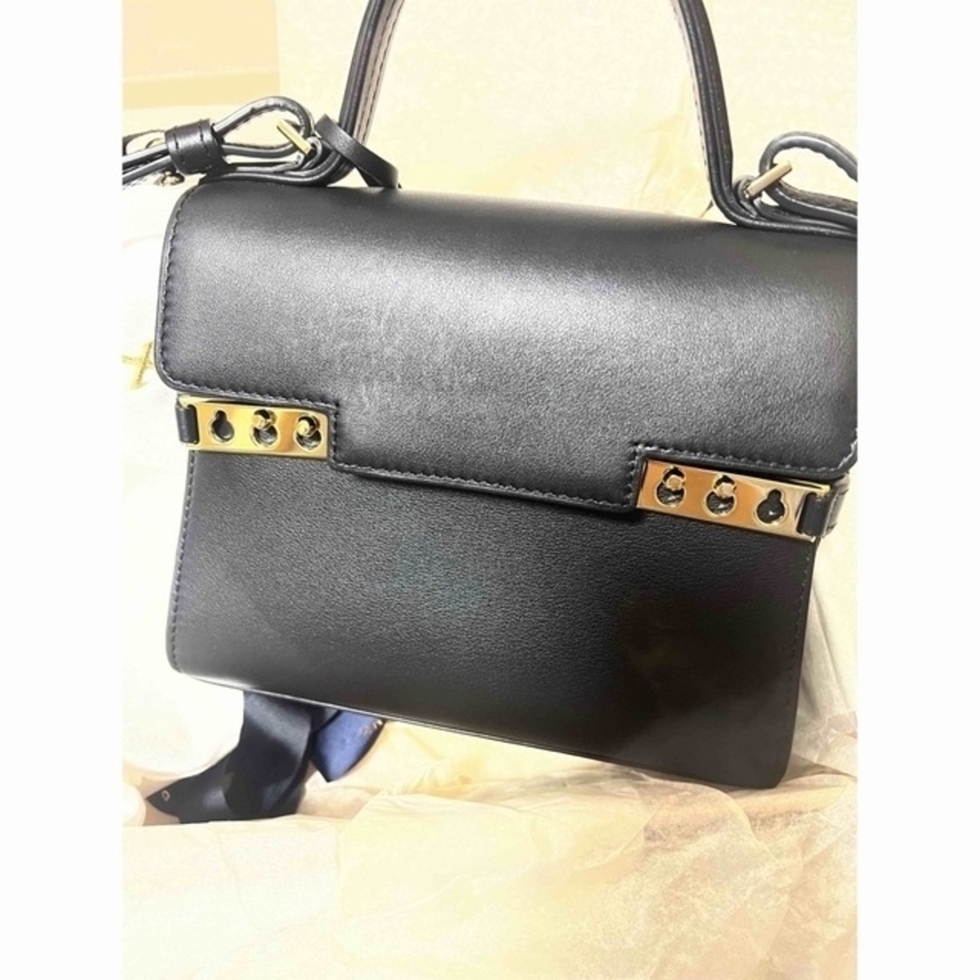 Hermes(エルメス)の【希少】delvaux デルヴォー　タンペート　スモール　ブラック レディースのバッグ(ショルダーバッグ)の商品写真