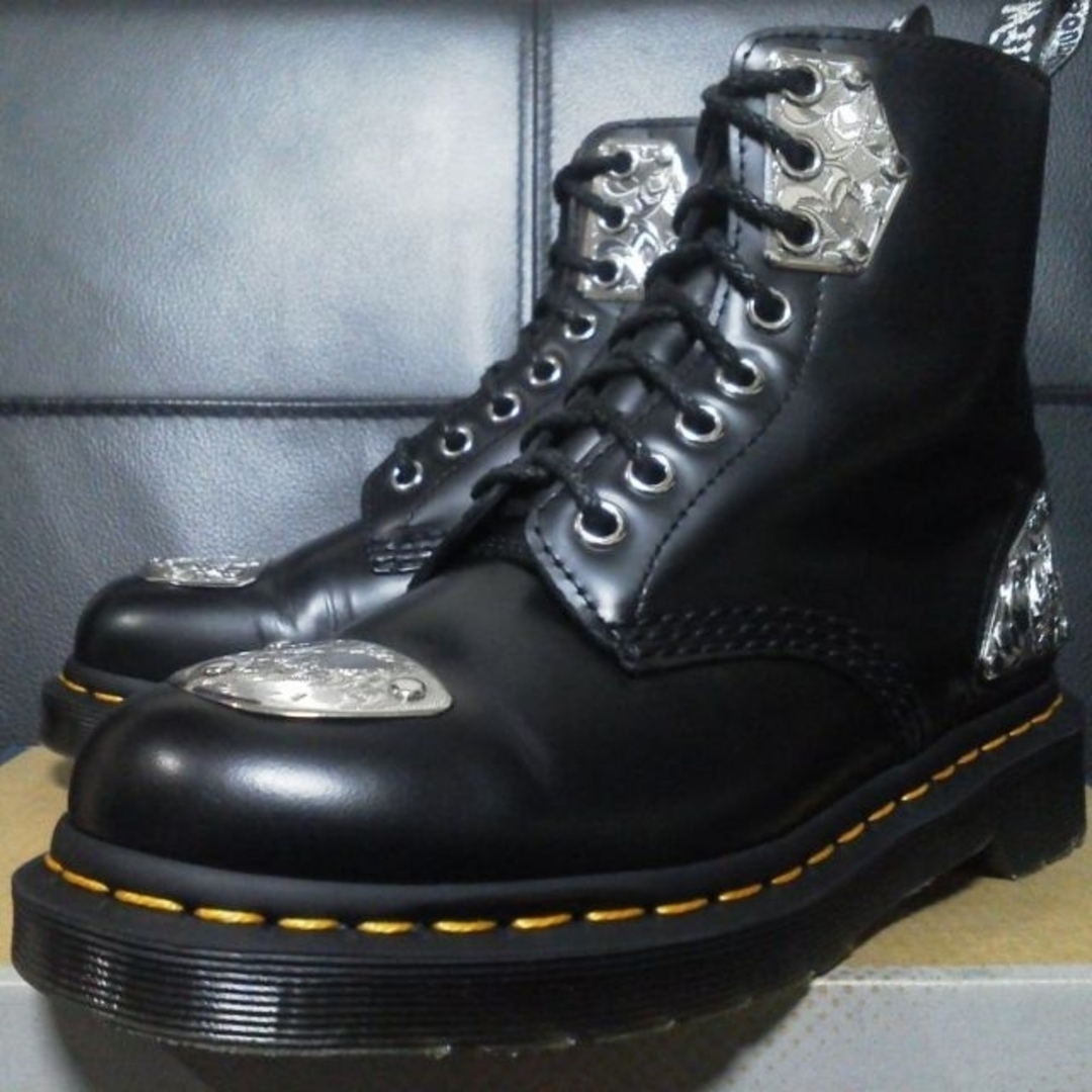 Dr.Martens×KingNerd 1460 UK3 黒 厚底 8ホール