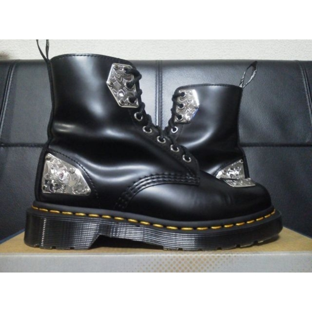 Dr.Martens×KingNerd 1460 UK3 黒 厚底 8ホール
