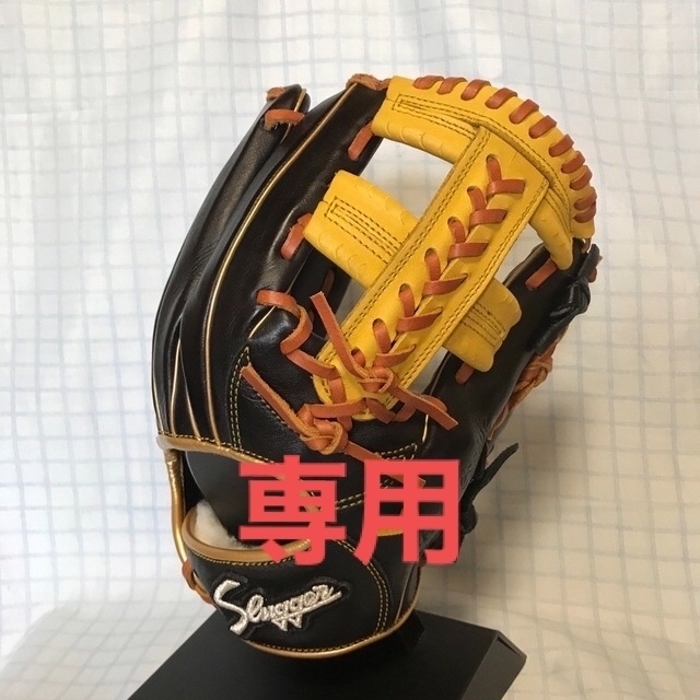 美品 久保田スラッガー軟式グローブ 2021年 阪神タイガース中野モデル-