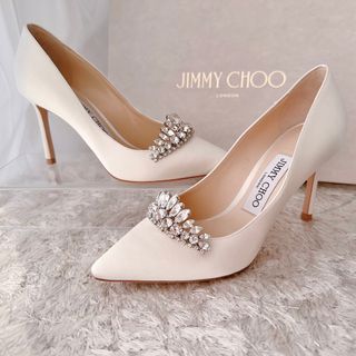 ジミーチュウ(JIMMY CHOO)のjimmy choo ジミーチュウ　クリスタル　パンプス　ハイヒール　ティアラ(ハイヒール/パンプス)