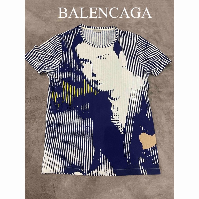 BALENCIAGA バレンシアガ 半袖　刺繍 ロゴラージTシャツ L