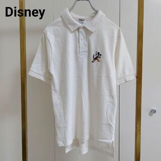 ディズニー(Disney)のDisney(ディズニー）USA/ホワイトポロシャツ(ポロシャツ)