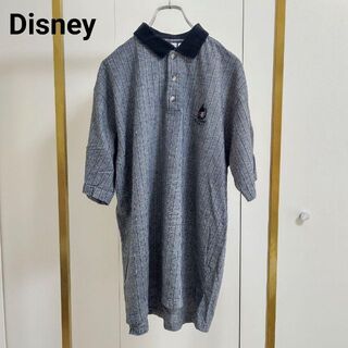 ディズニー(Disney)のDisney(ディズニー）/ブラック/M/ポロシャツ(ポロシャツ)