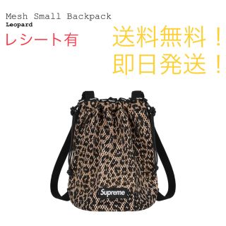 シュプリーム(Supreme)のsupreme Mesh Small Backpack leopard(バッグパック/リュック)