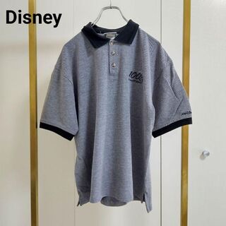 ディズニー(Disney)のDisney(ディズニー）ブラック/M/ポロシャツ(ポロシャツ)