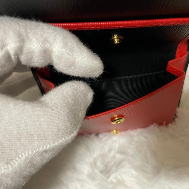 ほぼ新品】PRADA プラダ 三つ折り財布 ヴィッテロムーブ バイカラー