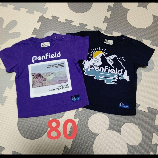 PEN FIELD(ペンフィールド)のペンフィールド 半袖Tシャツ 80サイズ 2枚セット キッズ/ベビー/マタニティのベビー服(~85cm)(Ｔシャツ)の商品写真