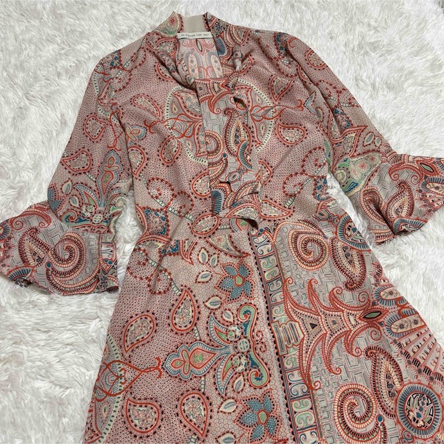 ETRO エトロ シルク ワンピース　ペイズリー