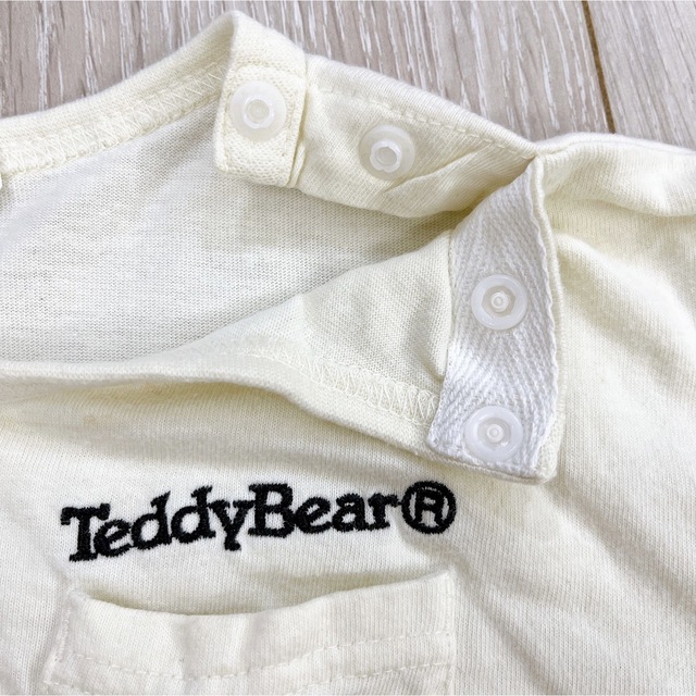 futafuta(フタフタ)の【non様専用】バースデイ TeddyBear 半袖 Tシャツ 95 90 刺繍 キッズ/ベビー/マタニティのキッズ服女の子用(90cm~)(Tシャツ/カットソー)の商品写真