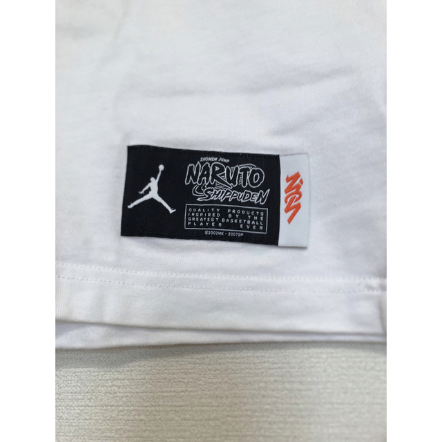 Jordan Brand（NIKE）(ジョーダン)の【希少サイズ】ジョーダン ナルト ザイオン コラボ  半袖 Ｔシャツ XXL 白 メンズのトップス(Tシャツ/カットソー(半袖/袖なし))の商品写真