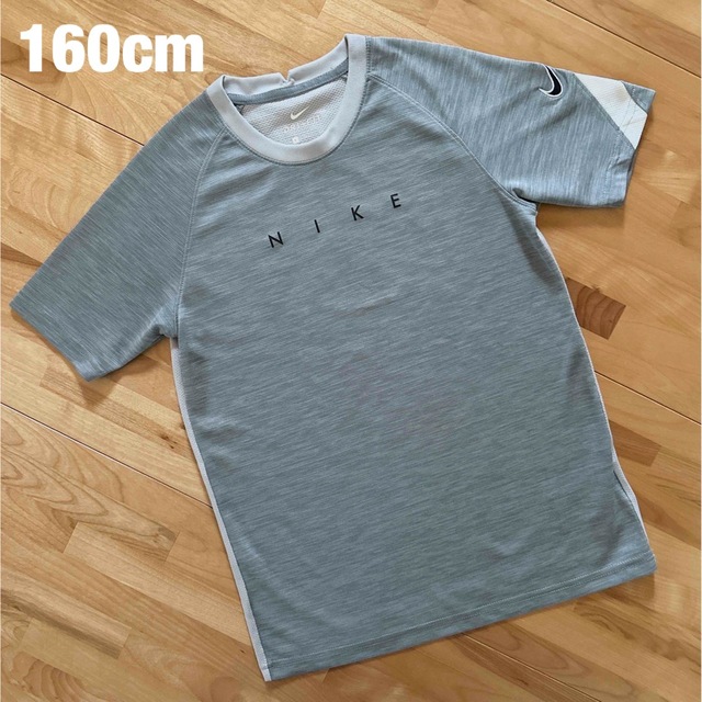 NIKE(ナイキ)のNIKE Jr DRI-FIT Tシャツ 杢グレー 160cm キッズ/ベビー/マタニティのキッズ服男の子用(90cm~)(Tシャツ/カットソー)の商品写真