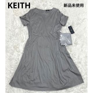 新品 キース KEITH ワンピース 48 日本製 大きいサイズ 春夏