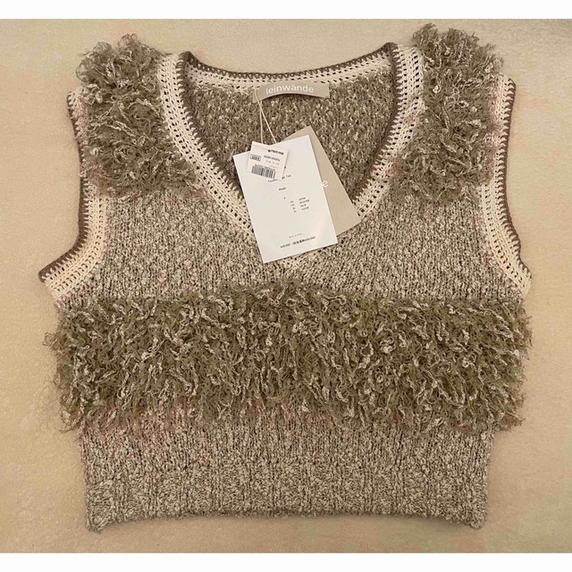 leinwande Tweed Fringe Top