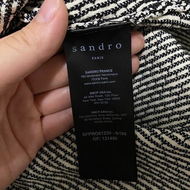 Sandro(サンドロ)のsandro ワンピース レディースのワンピース(ミニワンピース)の商品写真