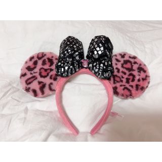 Disney - ディズニー カチューシャ ミニー ミッキー レオパード ヒョウ