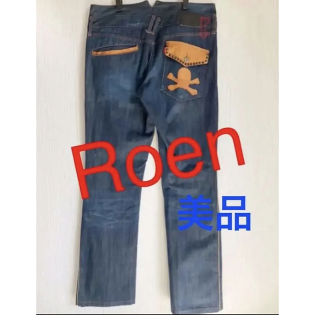 roen デニム 刺繍 レザーパッチ クロムハーツ元ネタ | www.bauen.com.ar