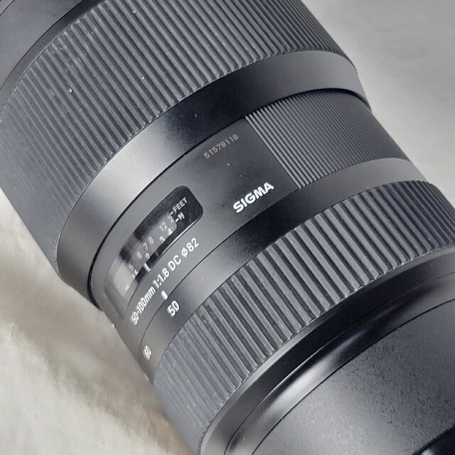 SIGMA(シグマ)のSIGMA 50-100mm f1.8 DC HSM Canon EFマウント スマホ/家電/カメラのカメラ(レンズ(ズーム))の商品写真