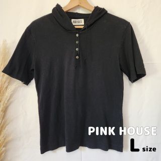 ピンクハウス(PINK HOUSE)の✱ PINK HOUSE 99年製 フードつき Tシャツ L ✱(Tシャツ(半袖/袖なし))