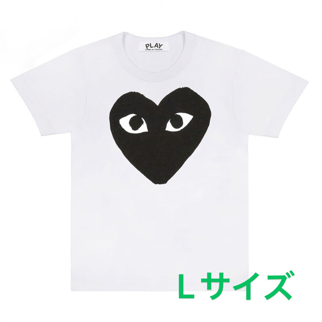 【即発】COMME des GARCONS レディース ハートプリント Tシャツ