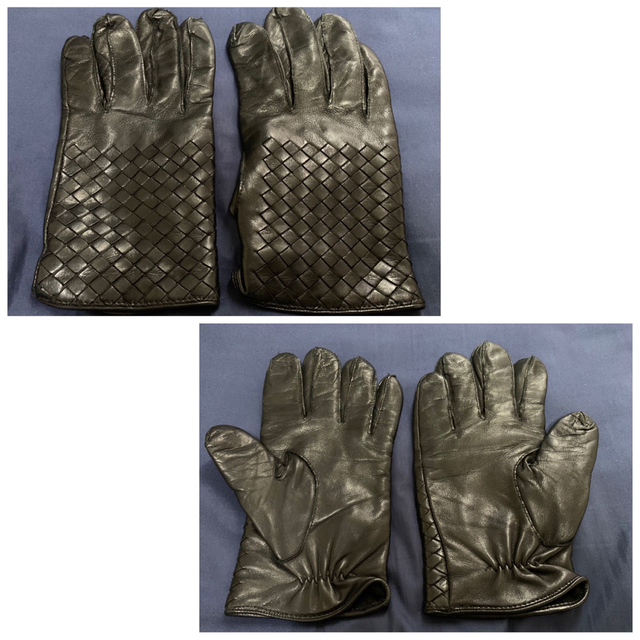 【正規品】BOTTEGA VENETA ナッパグローブ ボッテガ サイズ80 黒
