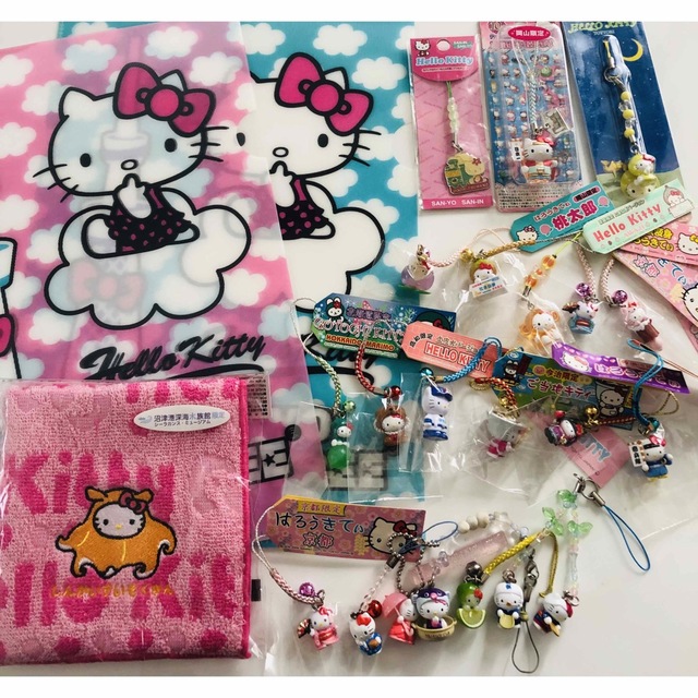 ハローキティちゃんのストラップ等 58 pcs - ストラップ ハローキティちゃんのストラップ等 58 pcs - ストラップ