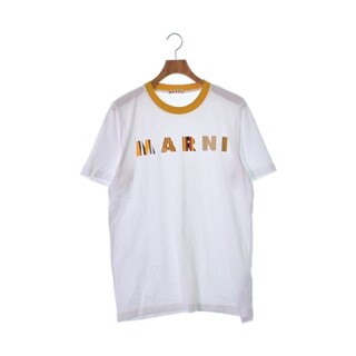 マルニ(Marni)のMARNI マルニ Tシャツ・カットソー 50(XL位) 白 【古着】【中古】(Tシャツ/カットソー(半袖/袖なし))