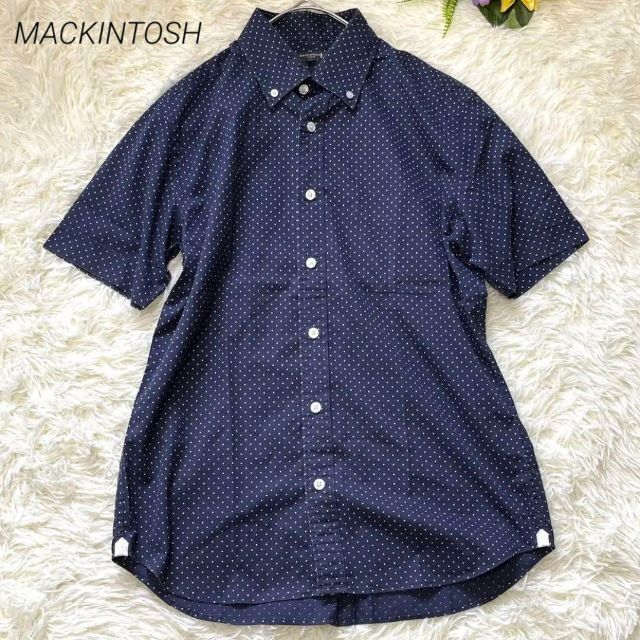 MACKINTOSH(マッキントッシュ)のマッキントッシュ　ロンドン カットソー シャツ ナイト ドット コットン100% メンズのトップス(シャツ)の商品写真