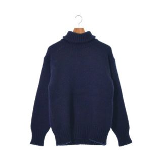 ジルサンダー(Jil Sander)のJIL SANDER ジルサンダー ニット・セーター 44(S位) 紺 【古着】【中古】(ニット/セーター)