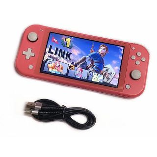 液晶綺麗 任天堂 スイッチ ライト Switch Lite ピンク 動作確認済み(携帯用ゲーム機本体)