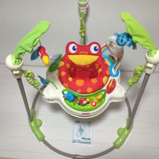 フィッシャープライス(Fisher-Price)の【送料込】フィッシャープライス 綺麗 レインフォレストジャンパルー 乗用玩具(その他)