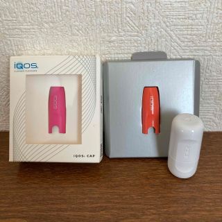 アイコス(IQOS)の未使用　アイコスキャップ2個とiQOSブラシ(その他)