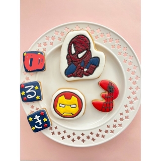 スパイダーマン　アイシングクッキー(菓子/デザート)