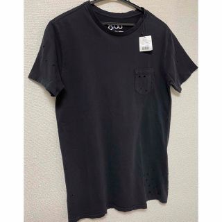 ロンハーマン(Ron Herman)の新品　ロンハーマン 8100  ブラック　黒　ダメージ加工　Tシャツ　Sサイズ(Tシャツ/カットソー(半袖/袖なし))