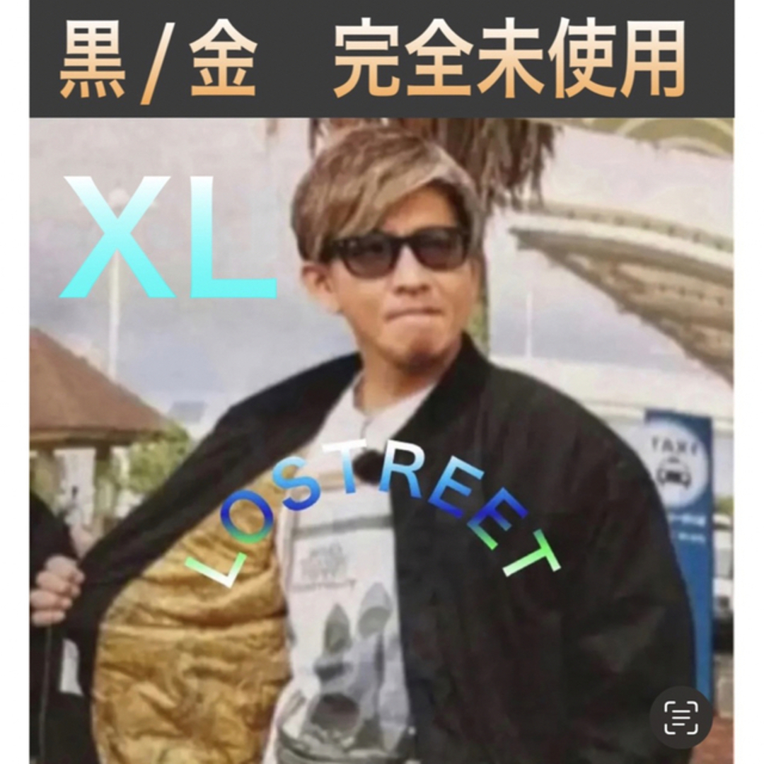 【黒/金/未使用】完全同色同型 木村拓哉さん着用 DERBYジャケット XL