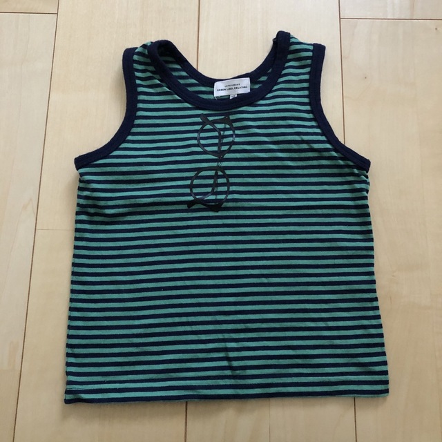 UNITED ARROWS green label relaxing(ユナイテッドアローズグリーンレーベルリラクシング)の☆グリーンレーベル　キッズ　ボーダータンクトップ 105cm☆ キッズ/ベビー/マタニティのキッズ服男の子用(90cm~)(Tシャツ/カットソー)の商品写真