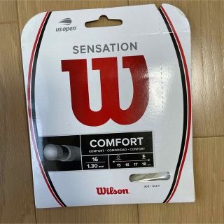 wilson - ウイルソン Wilson テニスガット 単張り センセーション130 ナチュラル