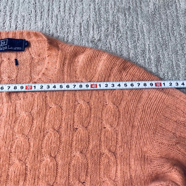 POLO RALPH LAUREN(ポロラルフローレン)のUSA仕入れ　ポロラルフローレン　定番カシミア100% ケーブルニットセーター　 メンズのトップス(ニット/セーター)の商品写真