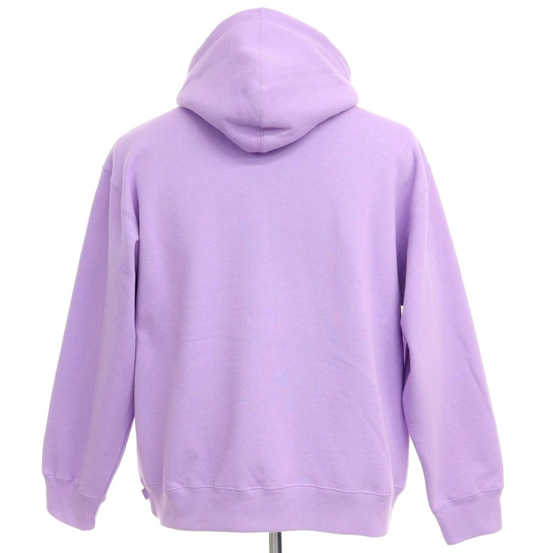 シュプリーム Supreme 2023年春夏 Script Hooded Sweatshirt 裏起毛スウェットパーカー ラベンダー【サイズＬ】【メンズ】