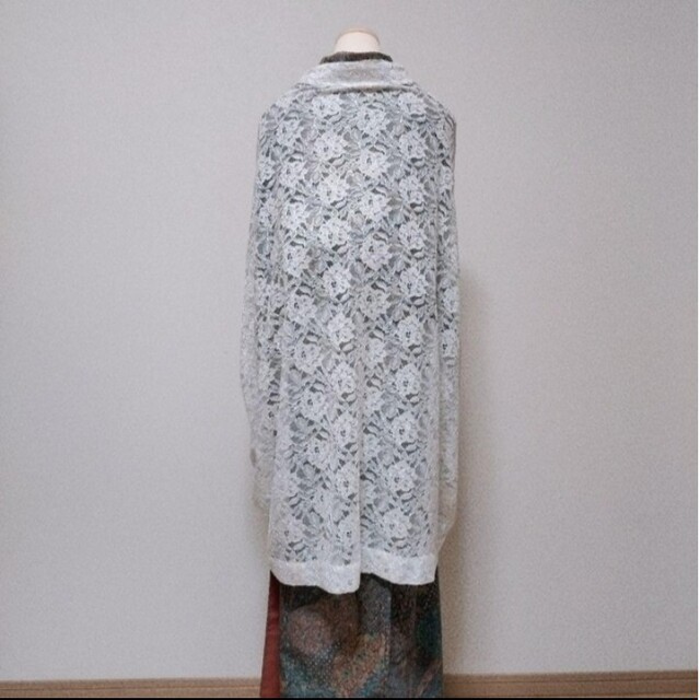 レース羽織　白薔薇　マーガレット レディースの水着/浴衣(着物)の商品写真