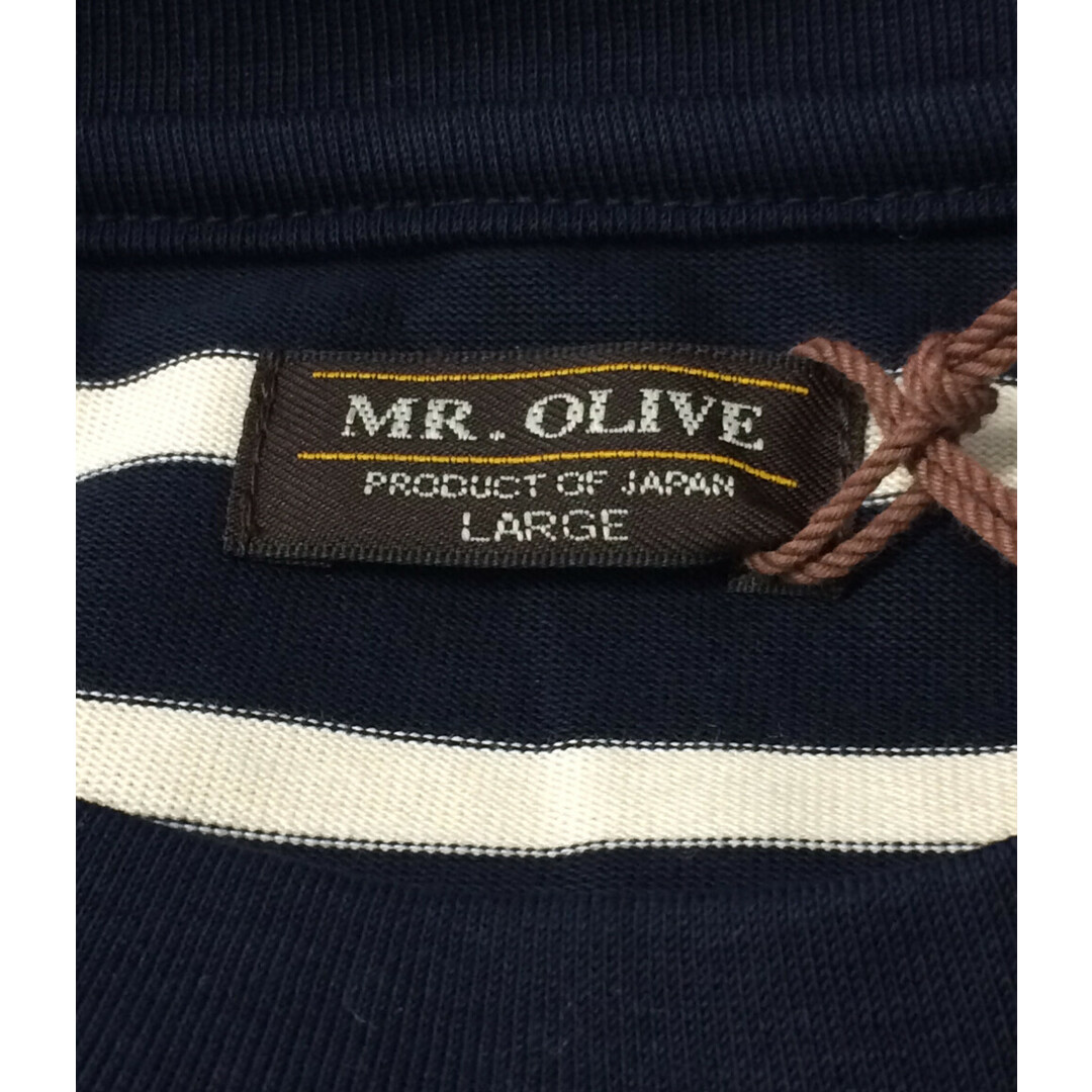 Mr.OLIVE(ミスターオリーブ)の美品 ミスターオリーブ Mr.Olive 半袖ボーダーTシャツ メンズ L メンズのトップス(Tシャツ/カットソー(半袖/袖なし))の商品写真