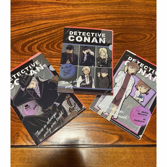 名探偵コナン　ミニクリアファイル　3枚セット エンタメ/ホビーのアニメグッズ(クリアファイル)の商品写真