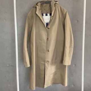 マッキントッシュ(MACKINTOSH)のマッキントッシュ　ゴム引き　ストライプライナー　フード付　コート　ベージュ32(その他)