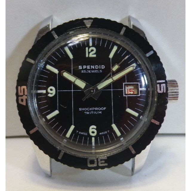 レビュー高評価の商品! DIVERS SPENDID 50'アンティーク MEN'S デッド Watch アナログ(手巻き)
