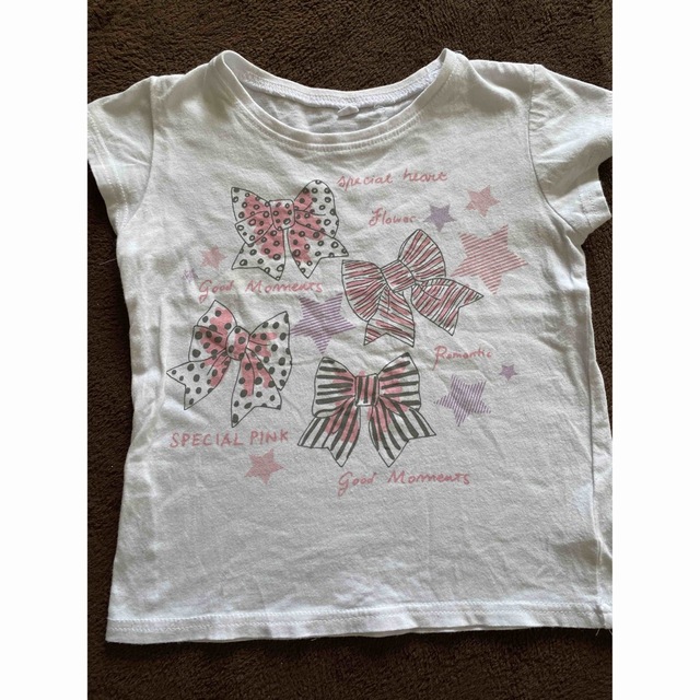 Tシャツ　3枚　セット　110 キッズ/ベビー/マタニティのキッズ服女の子用(90cm~)(Tシャツ/カットソー)の商品写真