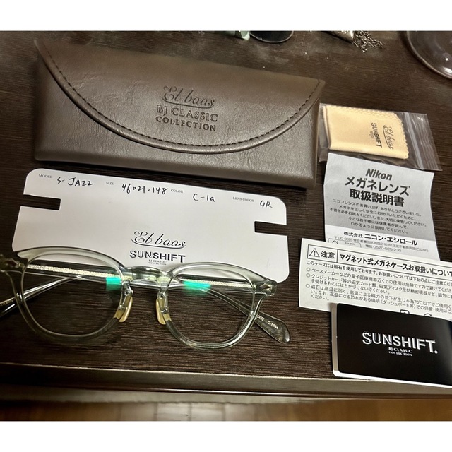 Oliver Peoples(オリバーピープルズ)のBJ CLASSIC COLLECTION S-JAZZ ジャズ　クリア メンズのファッション小物(サングラス/メガネ)の商品写真