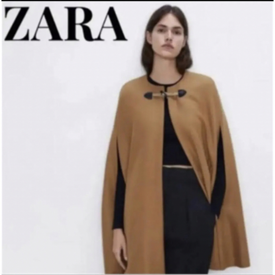 ZARA - ※9月末まで10%OFF zara ケープポンチョ コート ジャケットの