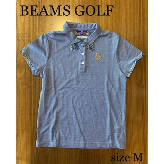 ビームス(BEAMS)のビームスゴルフ ゴルフウェア レディース  半袖 ポロシャツ サイズM 春夏(ウエア)