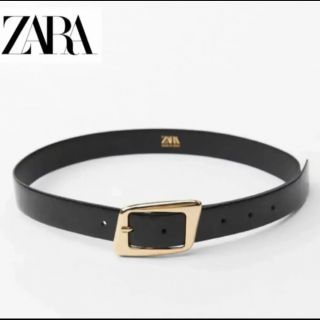 ザラ(ZARA)のZARA レザーベルト　レア品　即完売品　新品未使用タグ付き(ベルト)